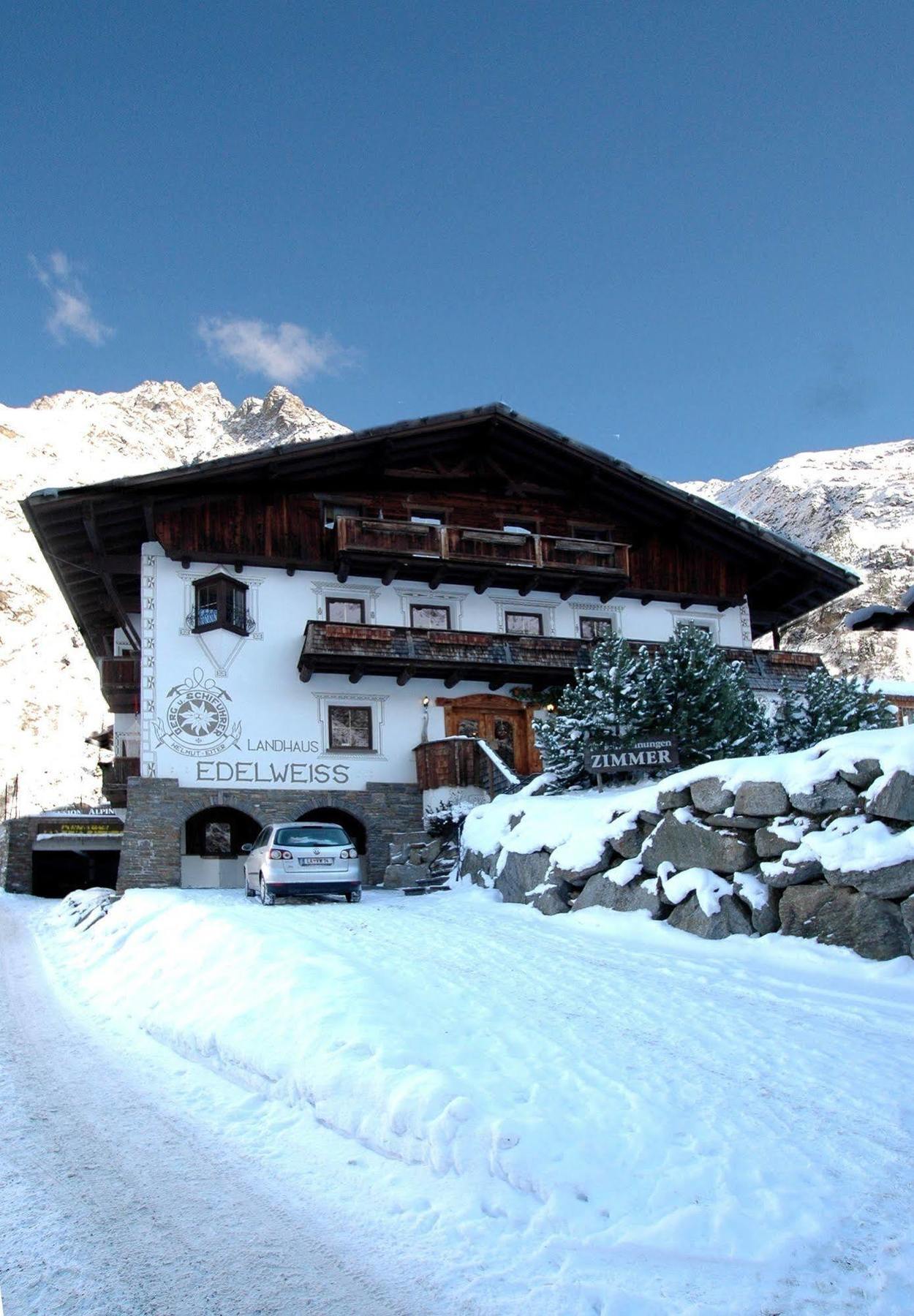 Landhaus Edelweiss Sankt Leonhard im Pitztal Exterior photo